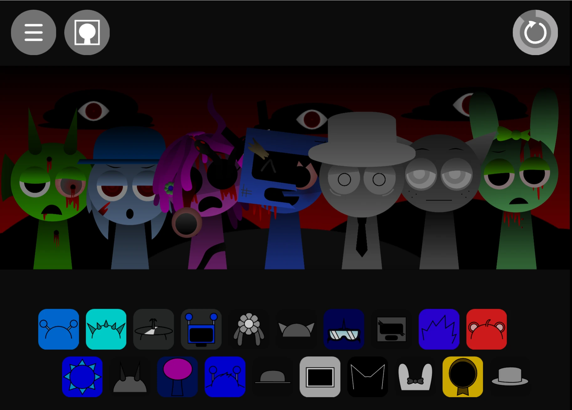 Sprunki 2P sound mixing