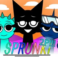 Sprunki 2P game logo - music creation rhythm game
