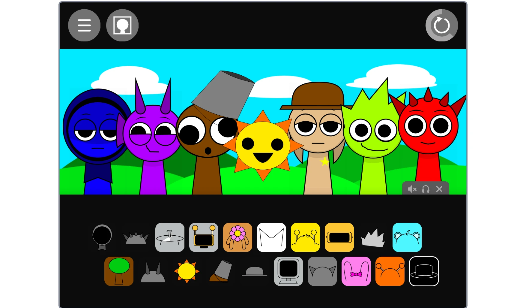 Sound combination examples in Sprunki But Opposite