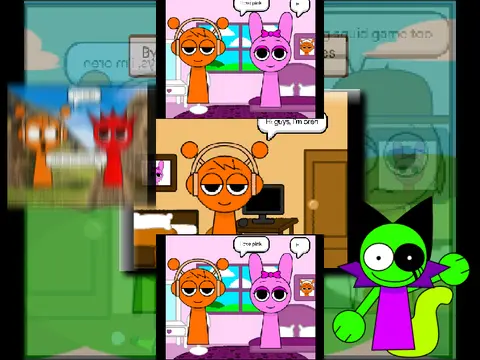 Sprunki Comic Studio Scan Logo Cover