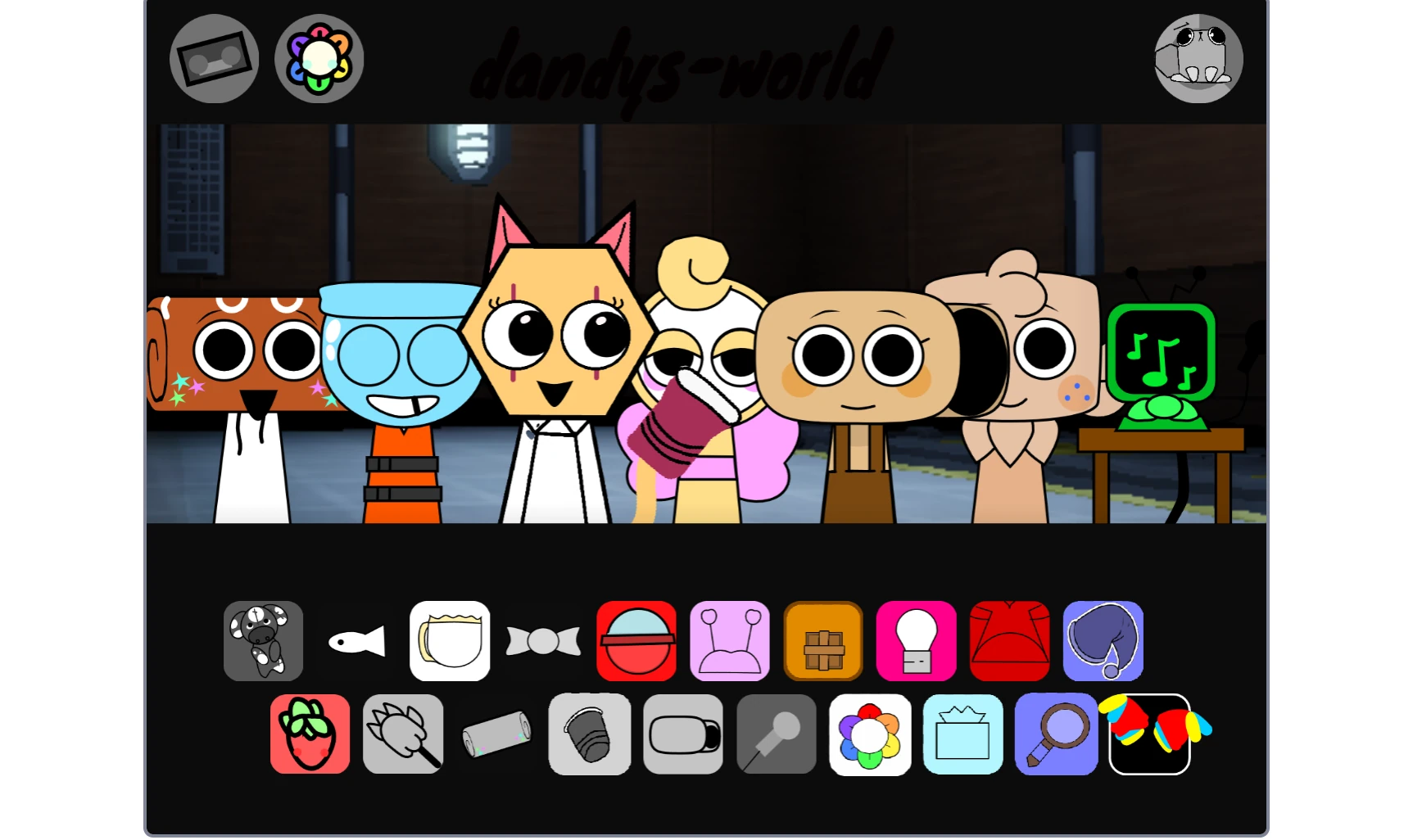 Sprunki Dandys World V3 completed musical piece