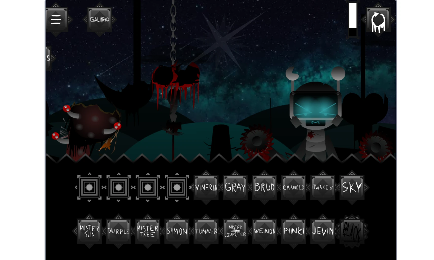 Sprunki Definitive Phase 11 Scratch Remix main interface