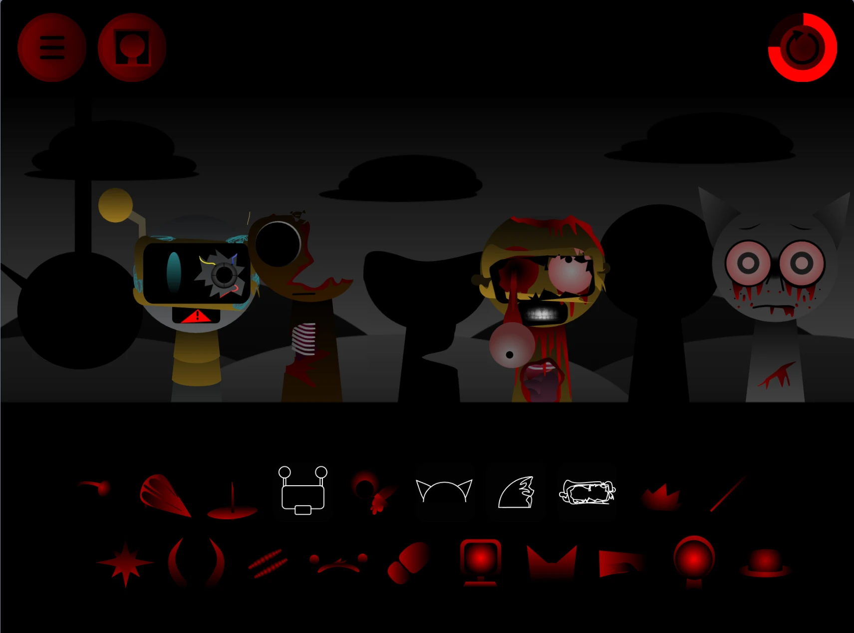 Sprunki Definitive Phase 4.5 Remake sound mixing interface