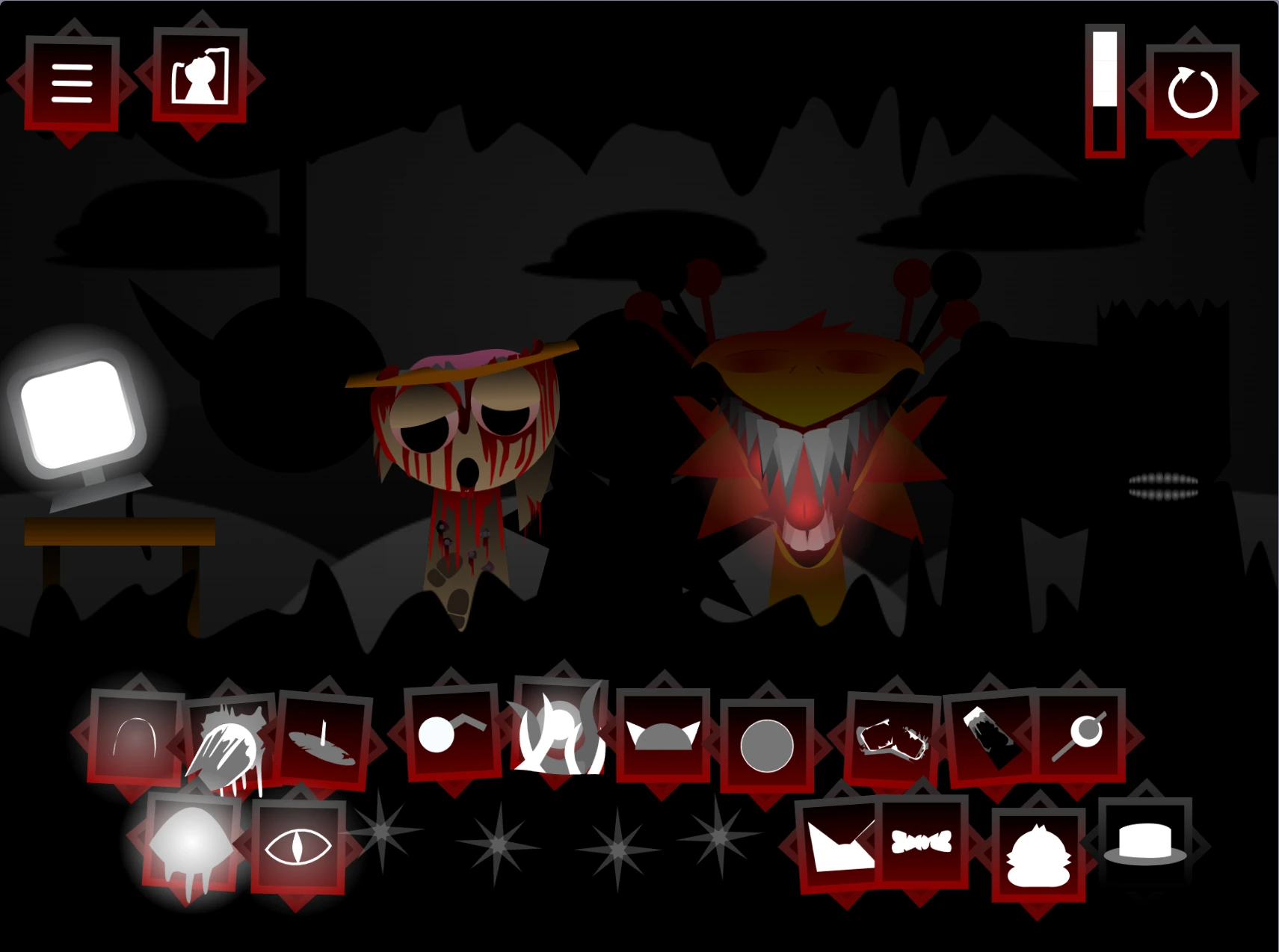 Sprunki Phase 5.5 Mod custom interface and character selection