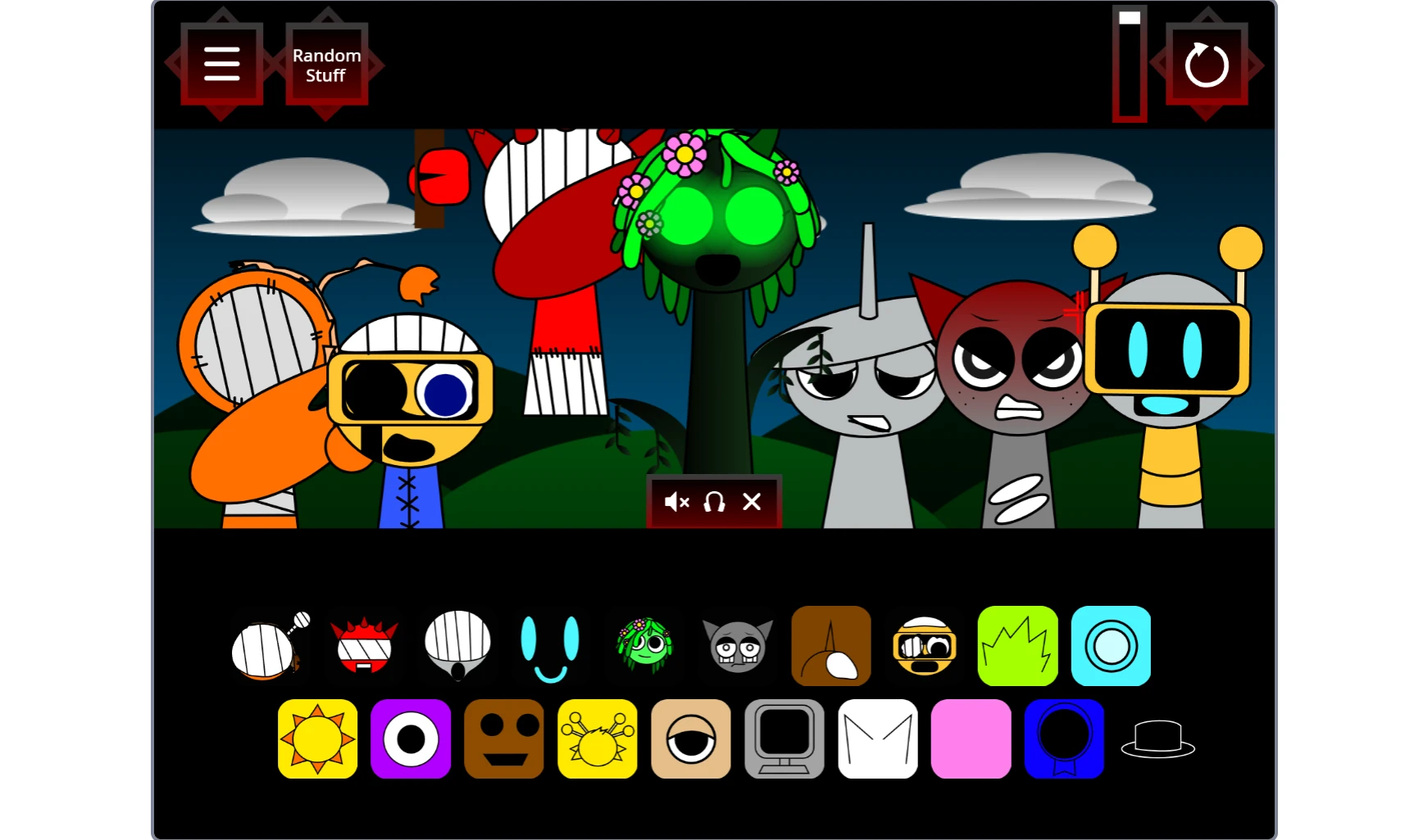 Sprunki Definitive Phase 5 But New Alive music creation interface