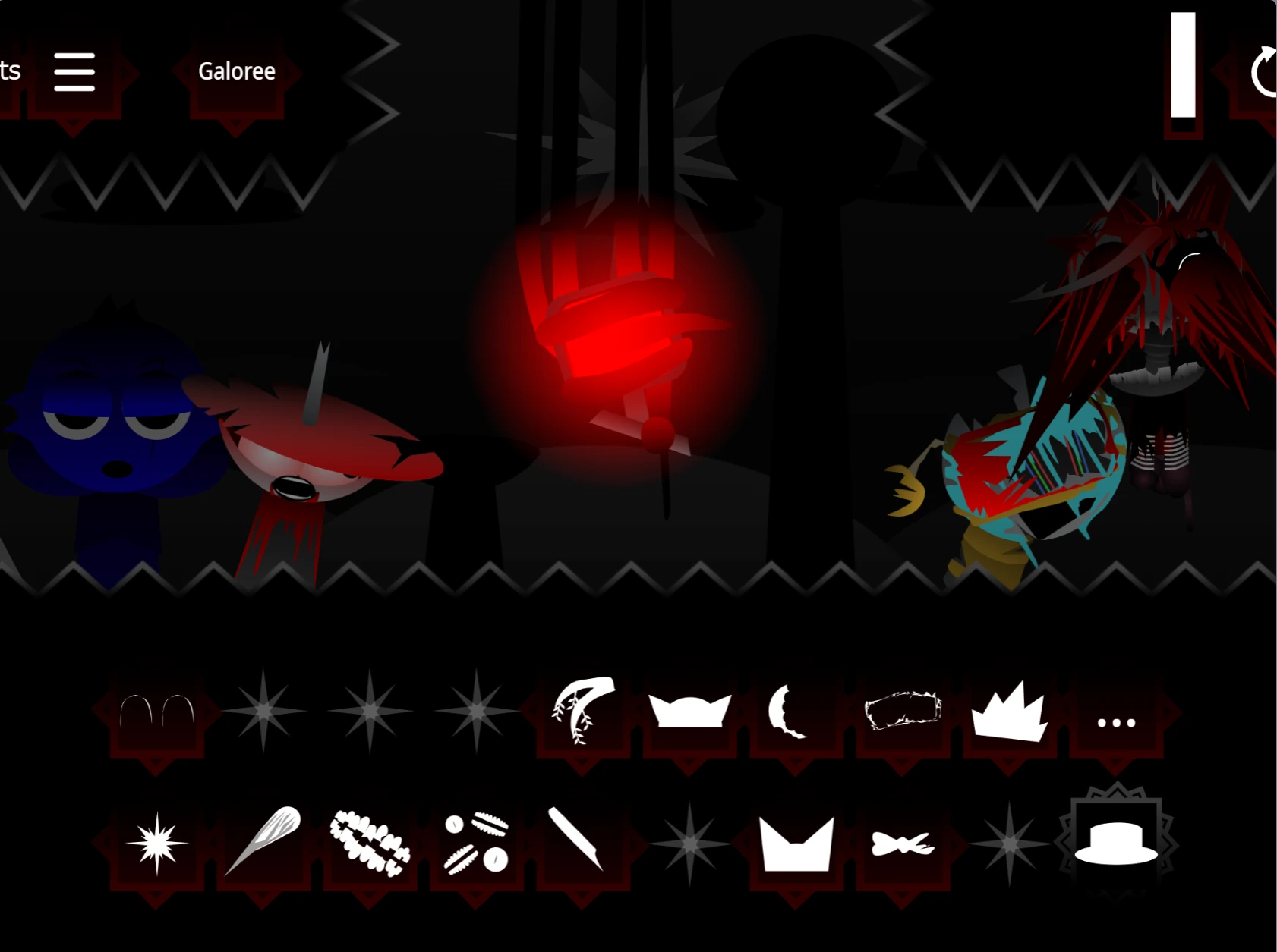 Sprunki Definitive Phase 6.5 Play dragging icons to characters