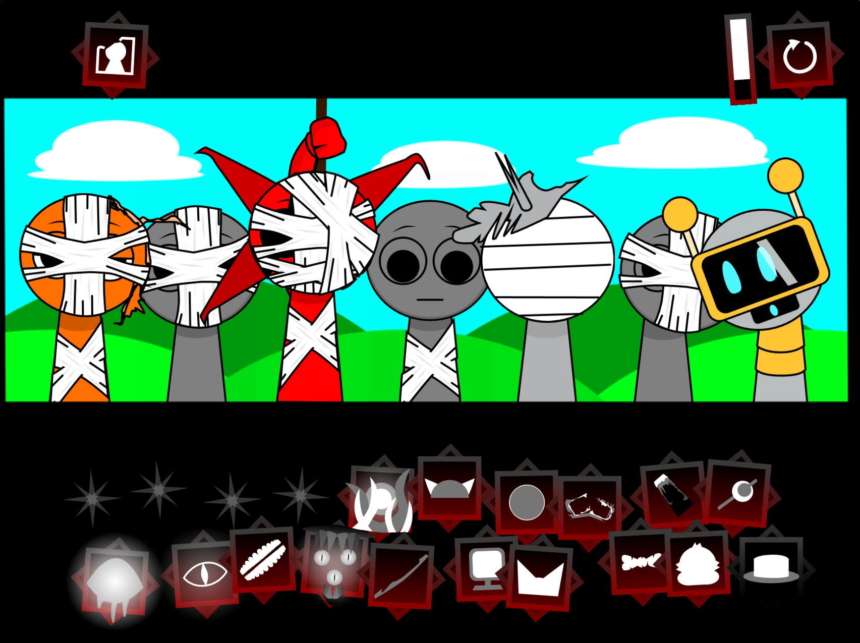 Sprunki Definitive Phase 8 Alive character selection