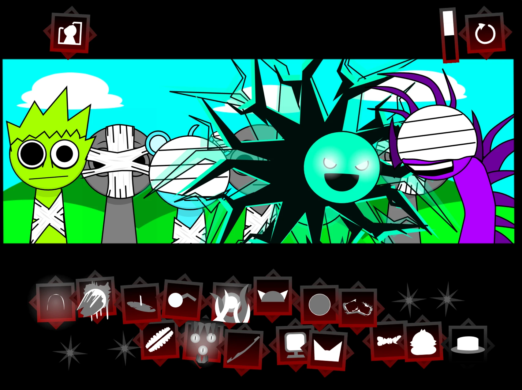 Sprunki Definitive Phase 8 Alive sound mixing