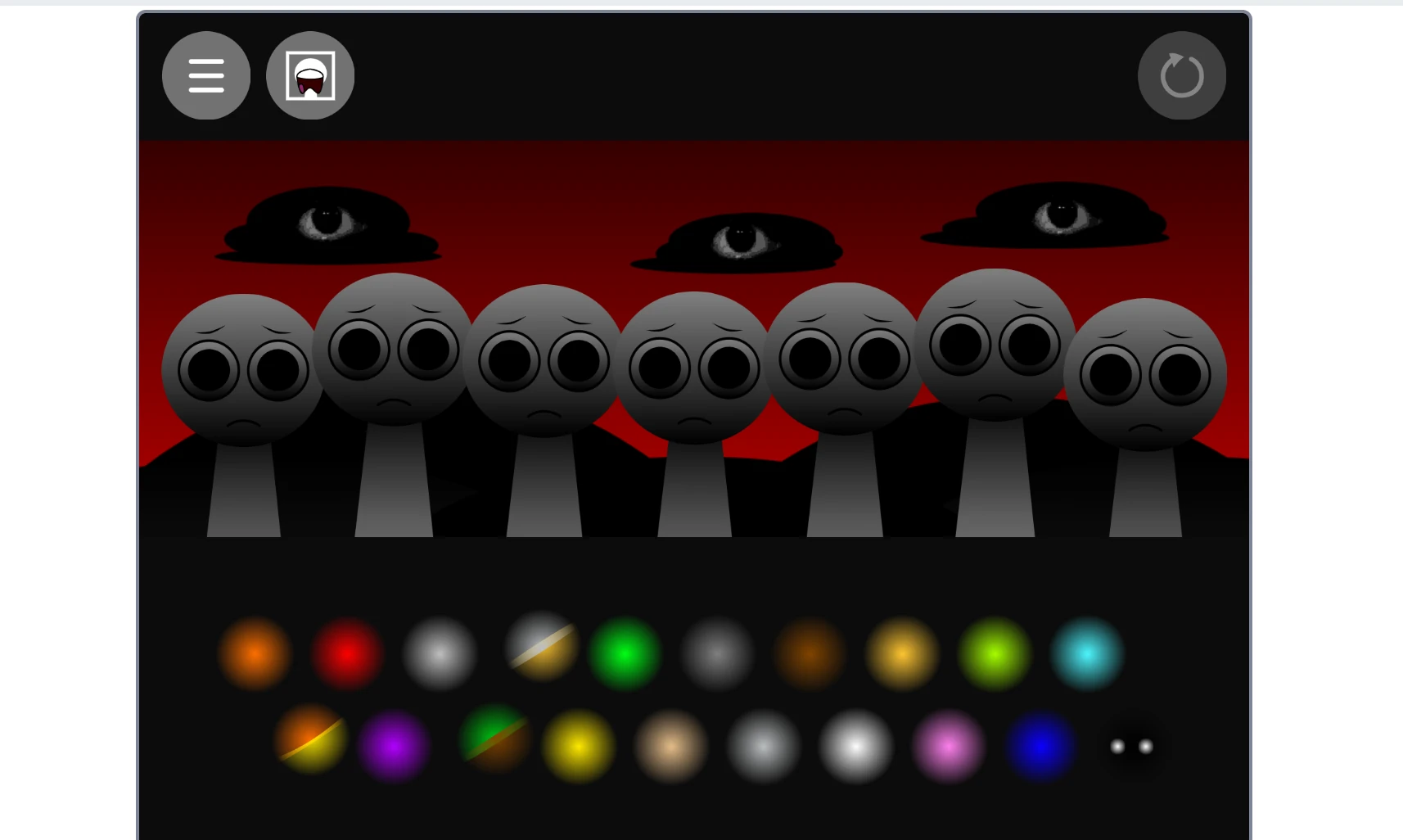 Sprunki Funbot Treatment gameplay creating music beats