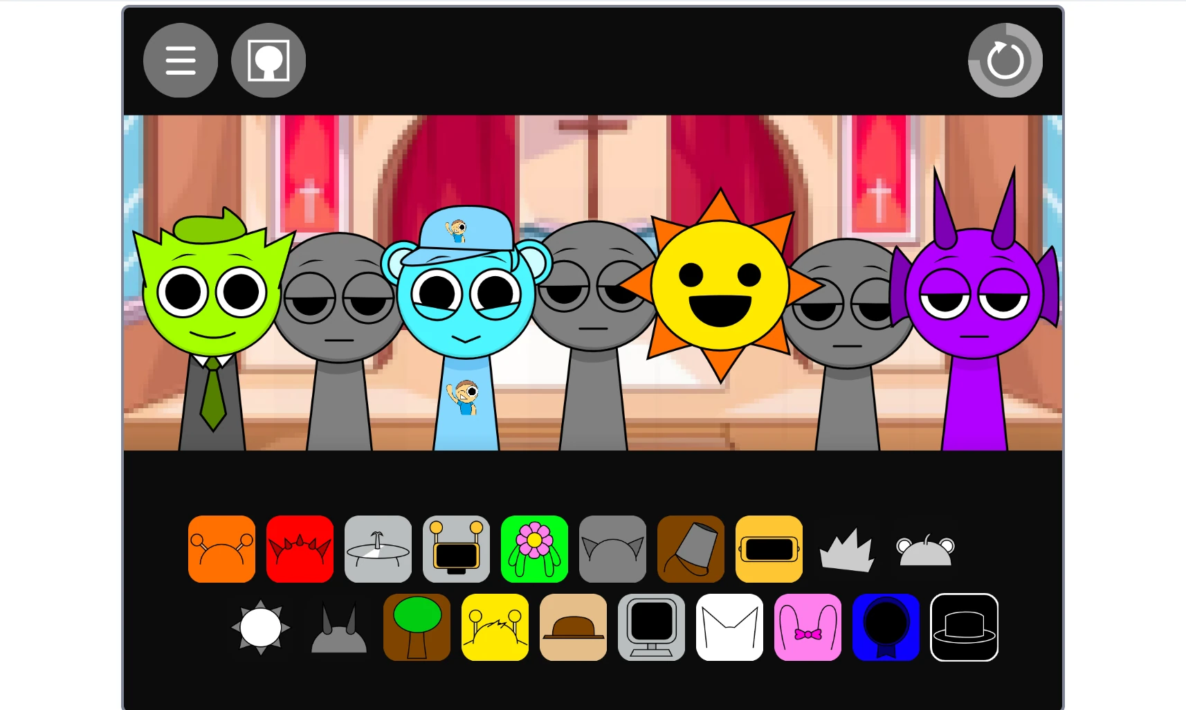 Special wedding effects and celebration sounds in game