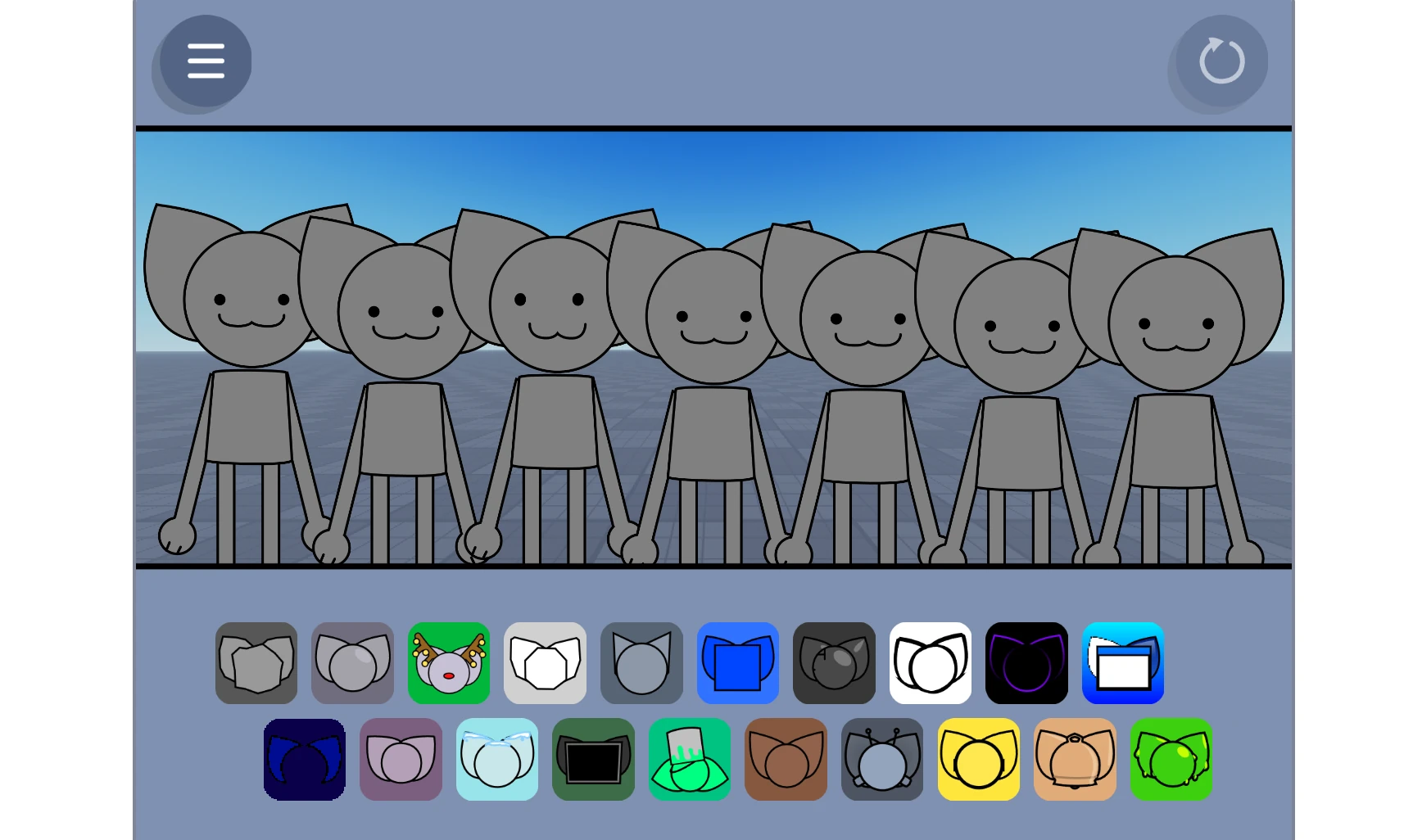 Sprunki Kats gameplay with cat characters making music