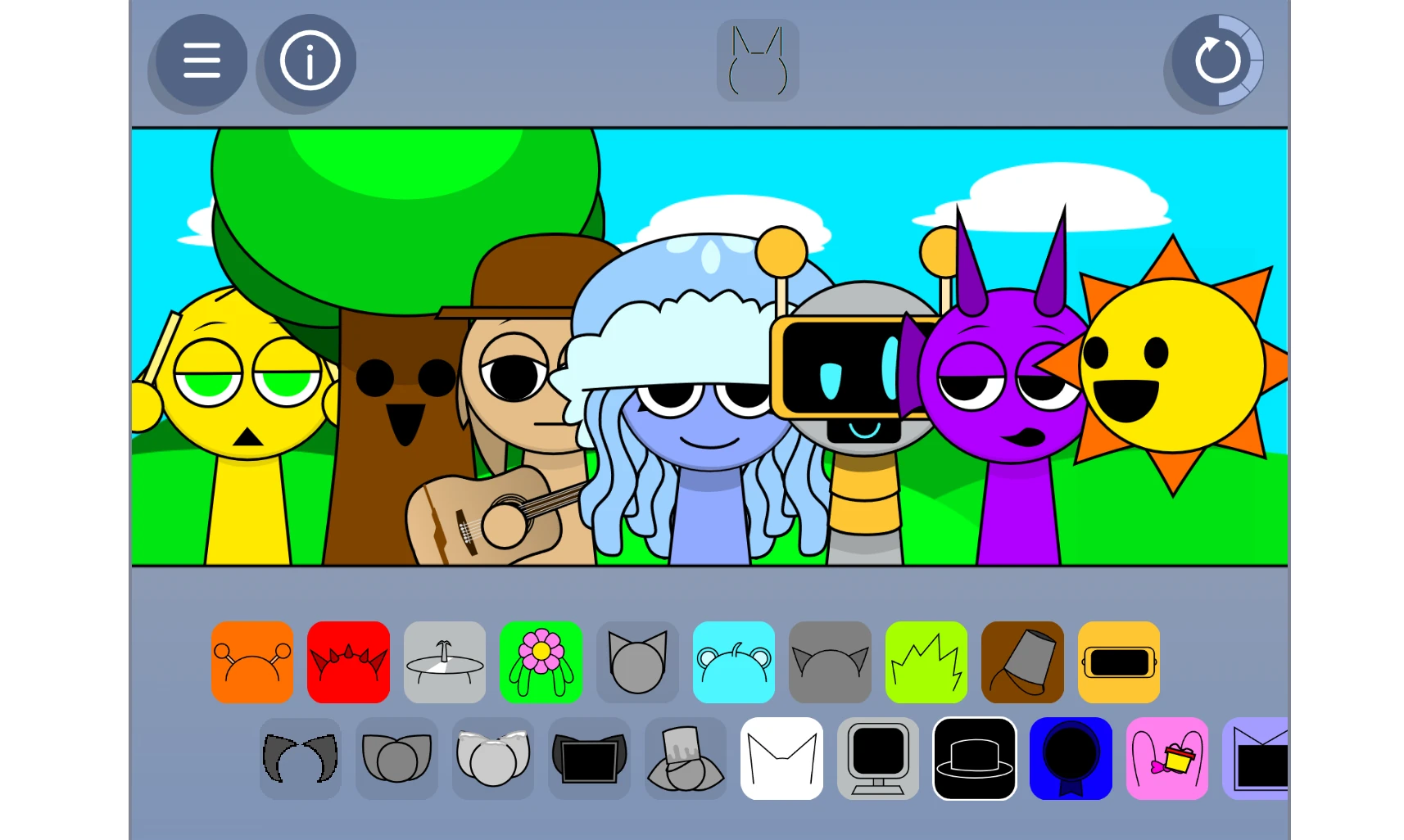 New character options in Sprunki Kats V2