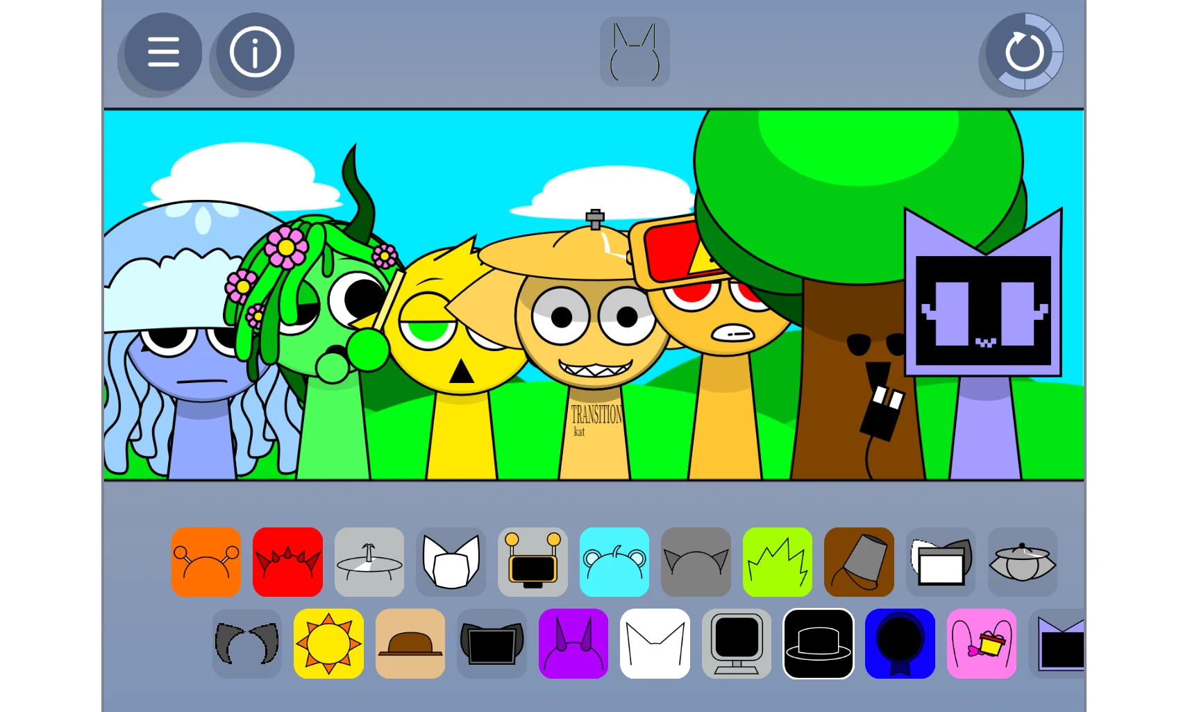 Final Sprunki Kats V2 gameplay with all characters active