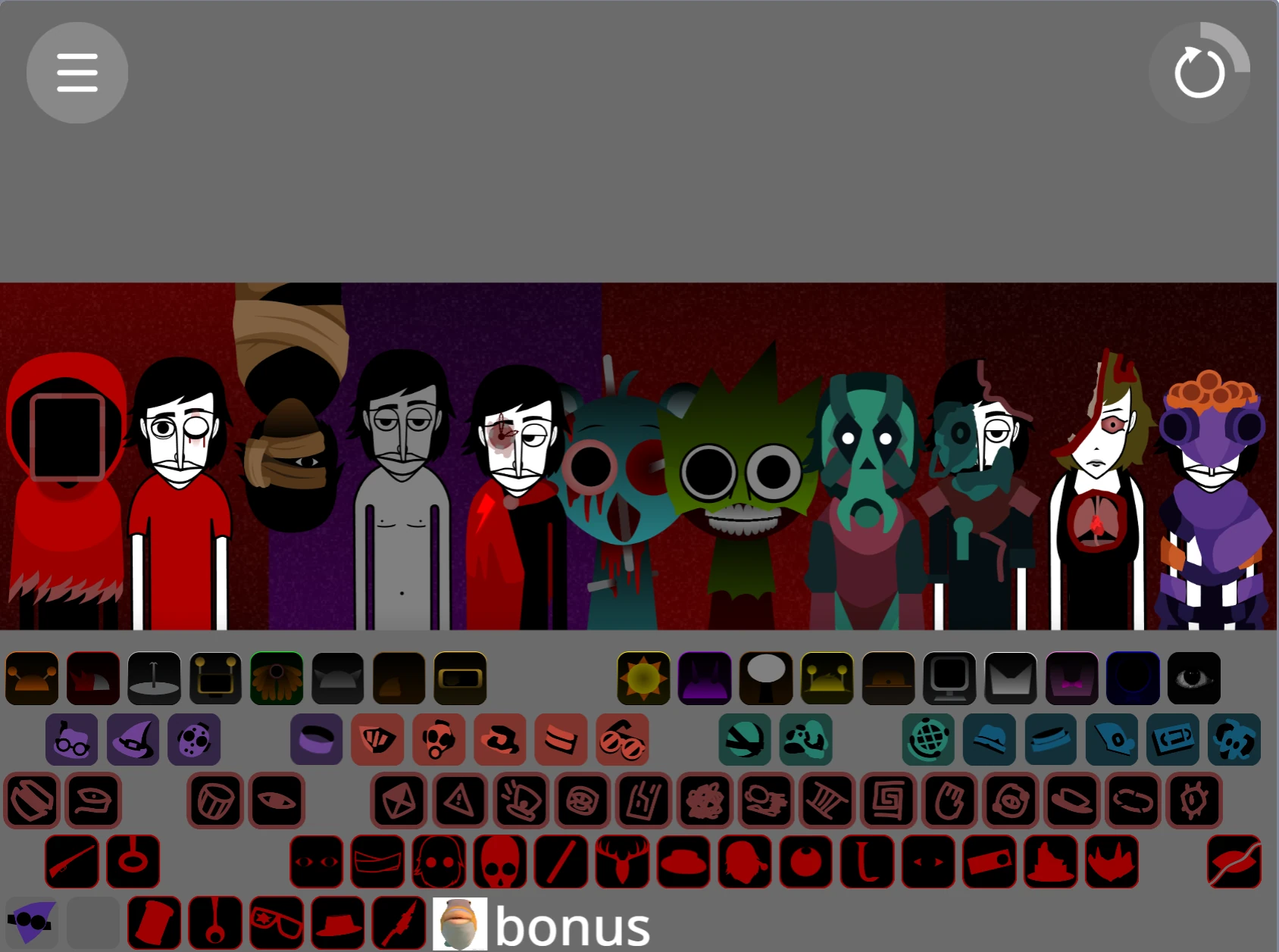 Sprunki Mashup sound mixing interface