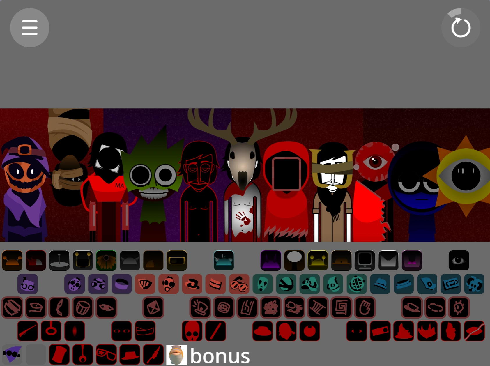 Sprunki Mashup music creation interface