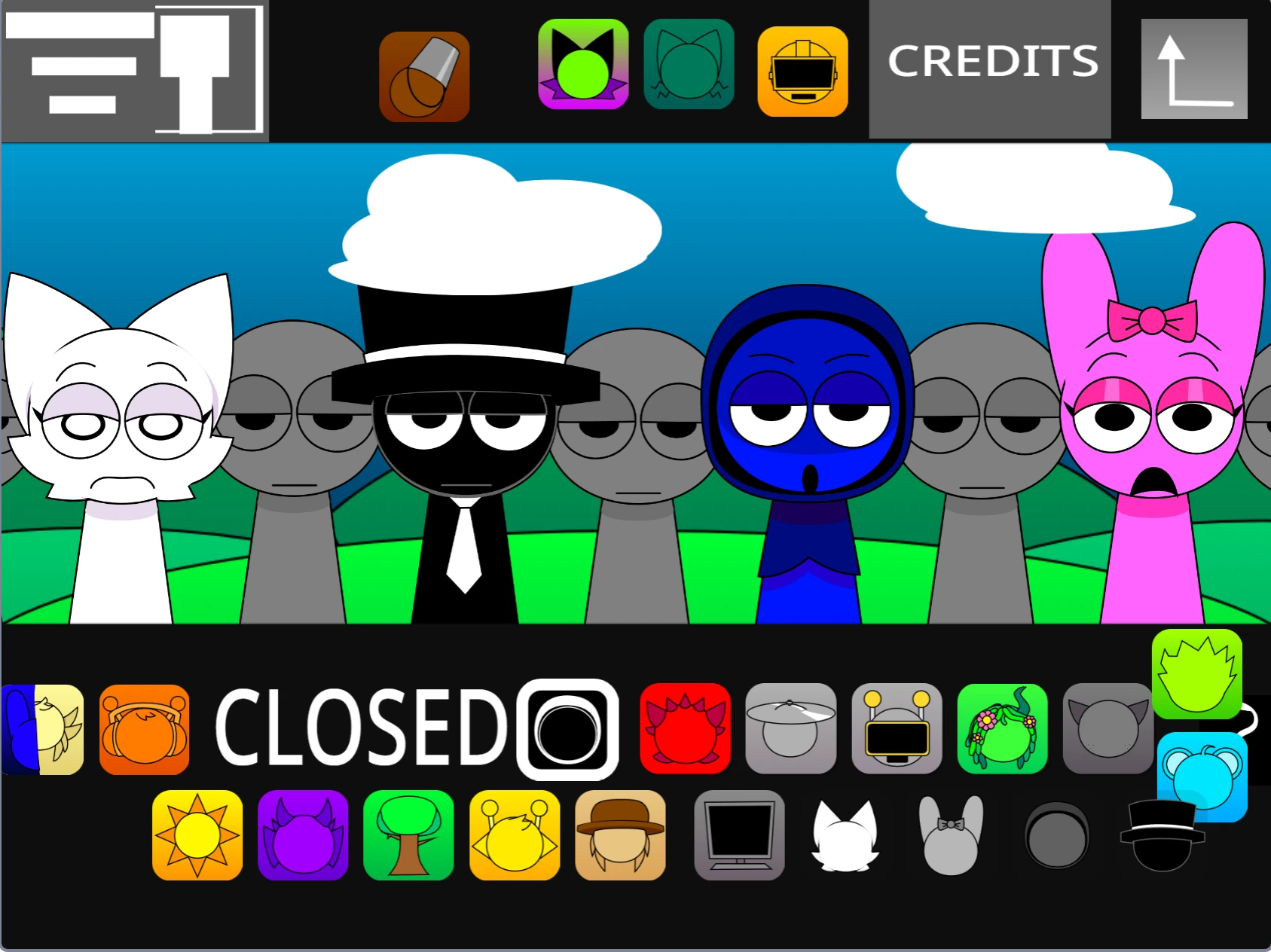 Sprunki MSI Pyramixed 0.9 music composition in progress