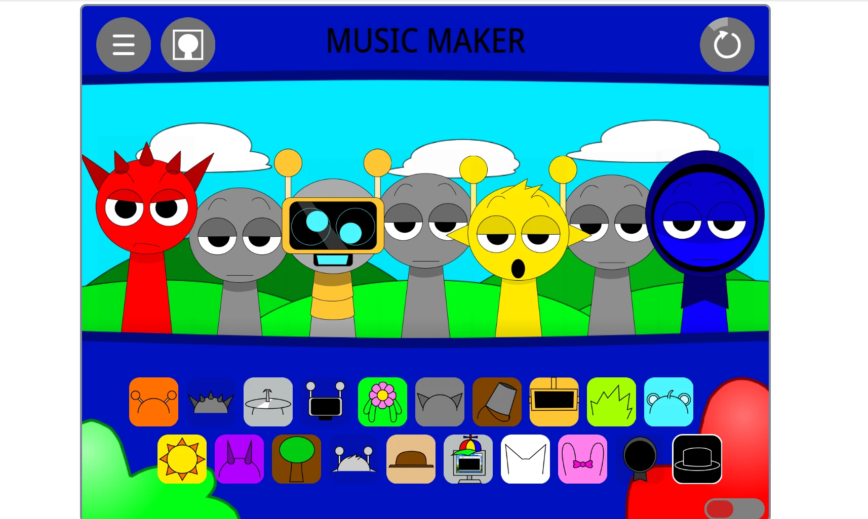 Complete music creation in Sprunki Music Maker