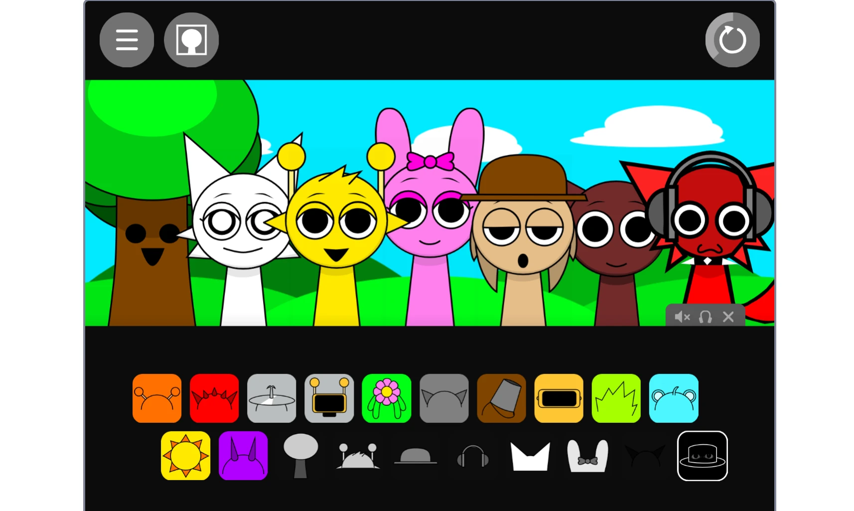Sprunki New OC color and pattern customization tools