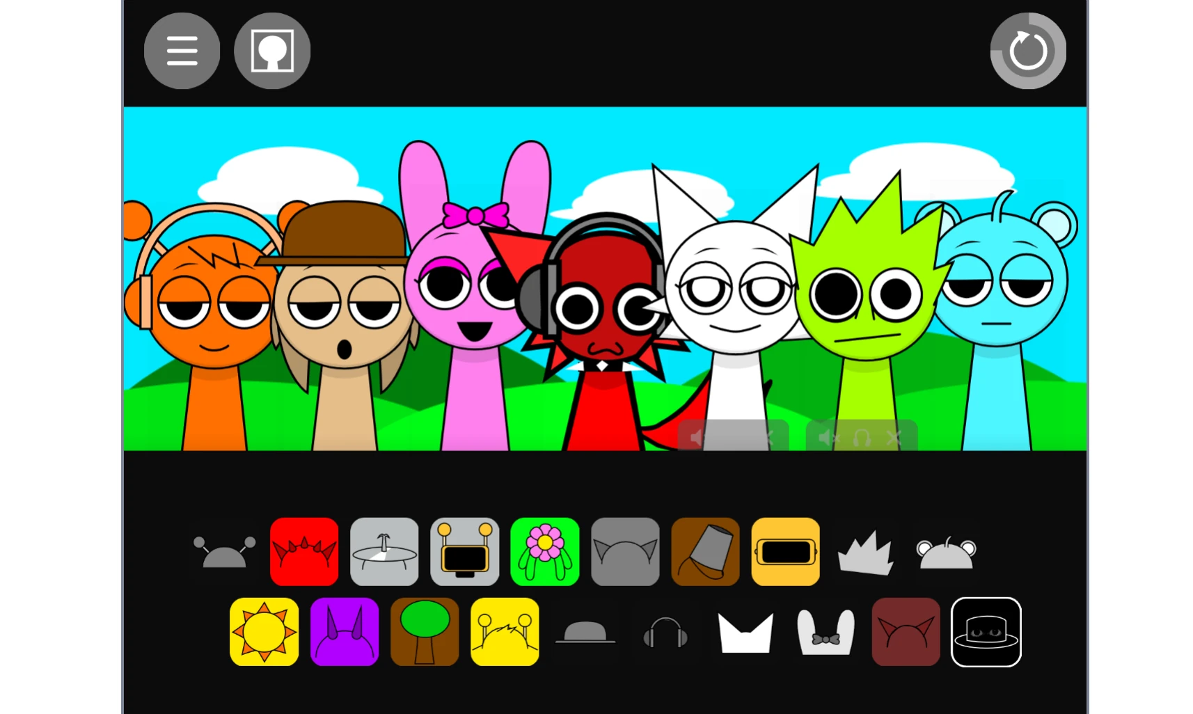 Showcase of unique Sprunki character designs