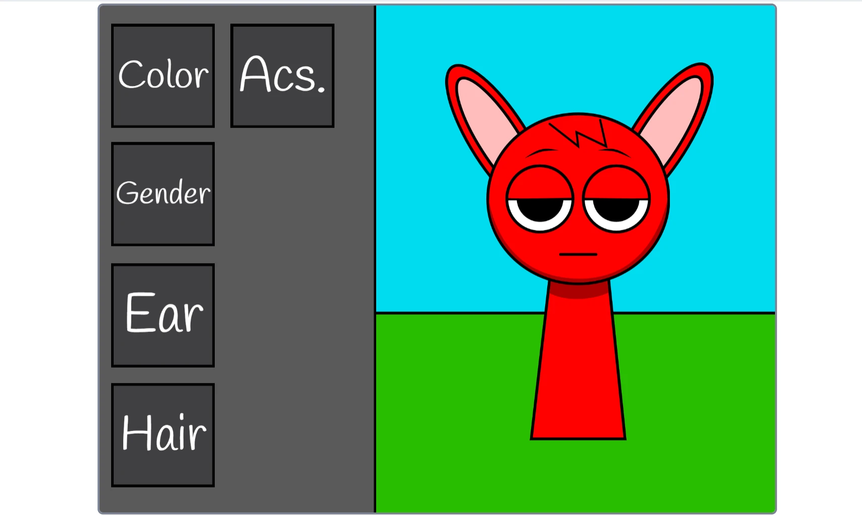 Sprunki OC Maker customization options
