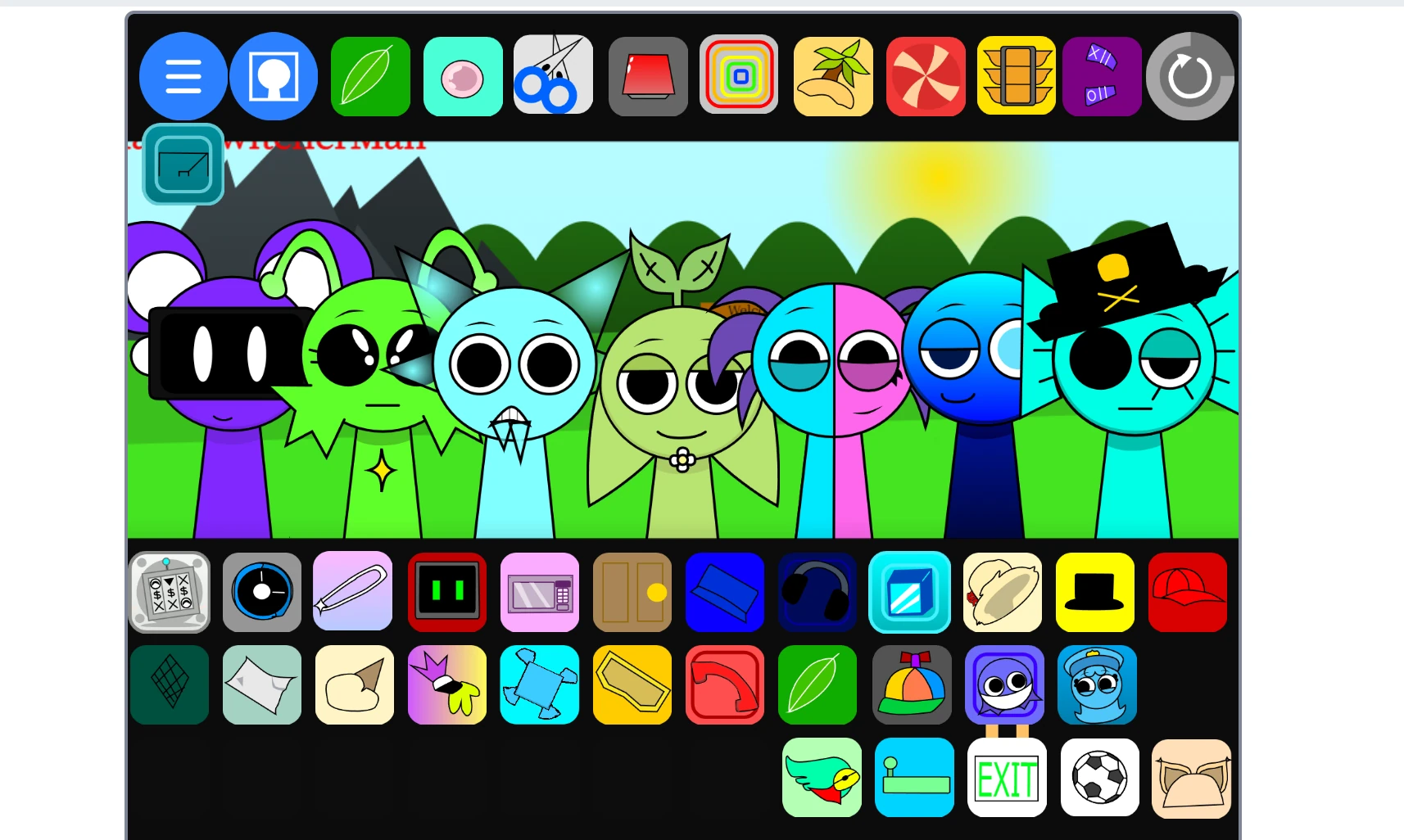 Sprunki OC Ultimate finished character with music beats