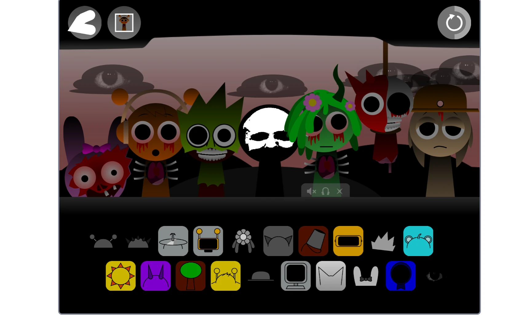 Final gameplay screenshot showing complete music composition