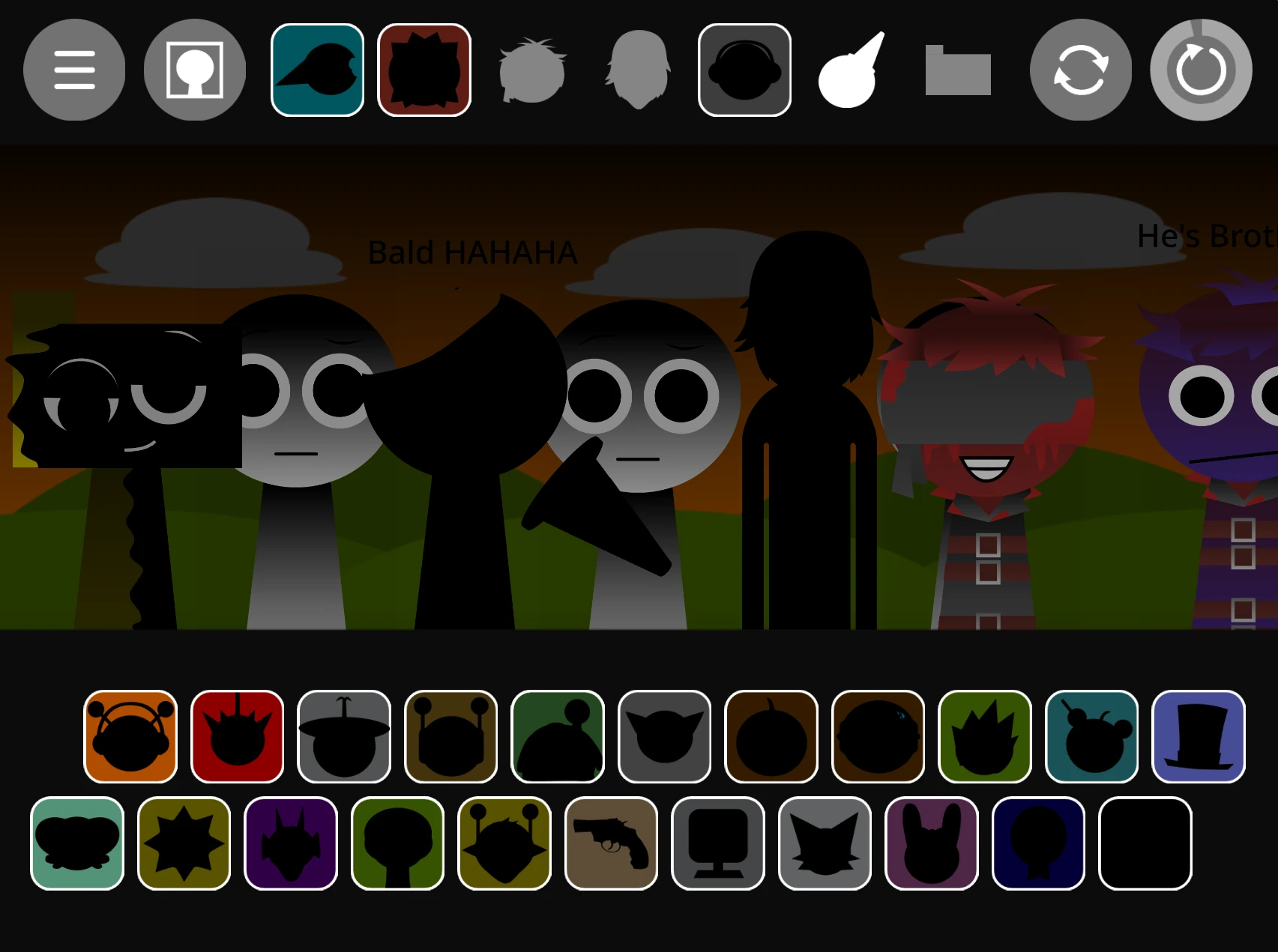 Sprunki Phase 1.6 Remaster classic gameplay interface
