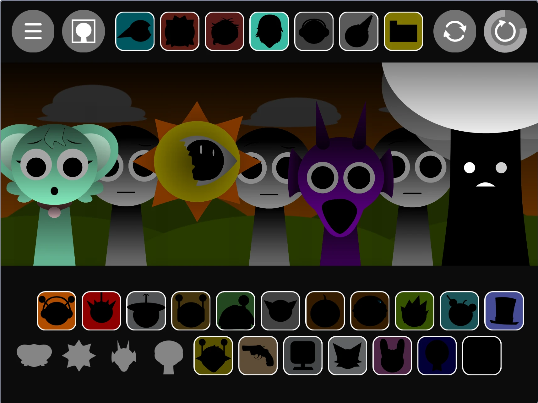 Rhythm pattern creation in Sprunki Phase 1.6