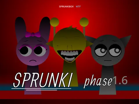 Sprunki Phase 1.6 Remaster Music Creation Game Cover Art