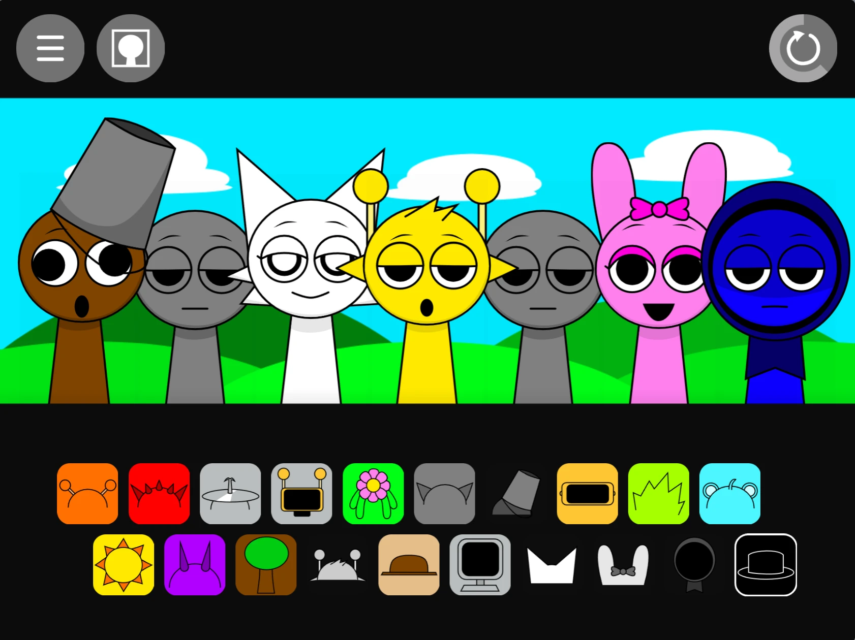Sprunki Phase 1.1.5 Remake drag and drop interface