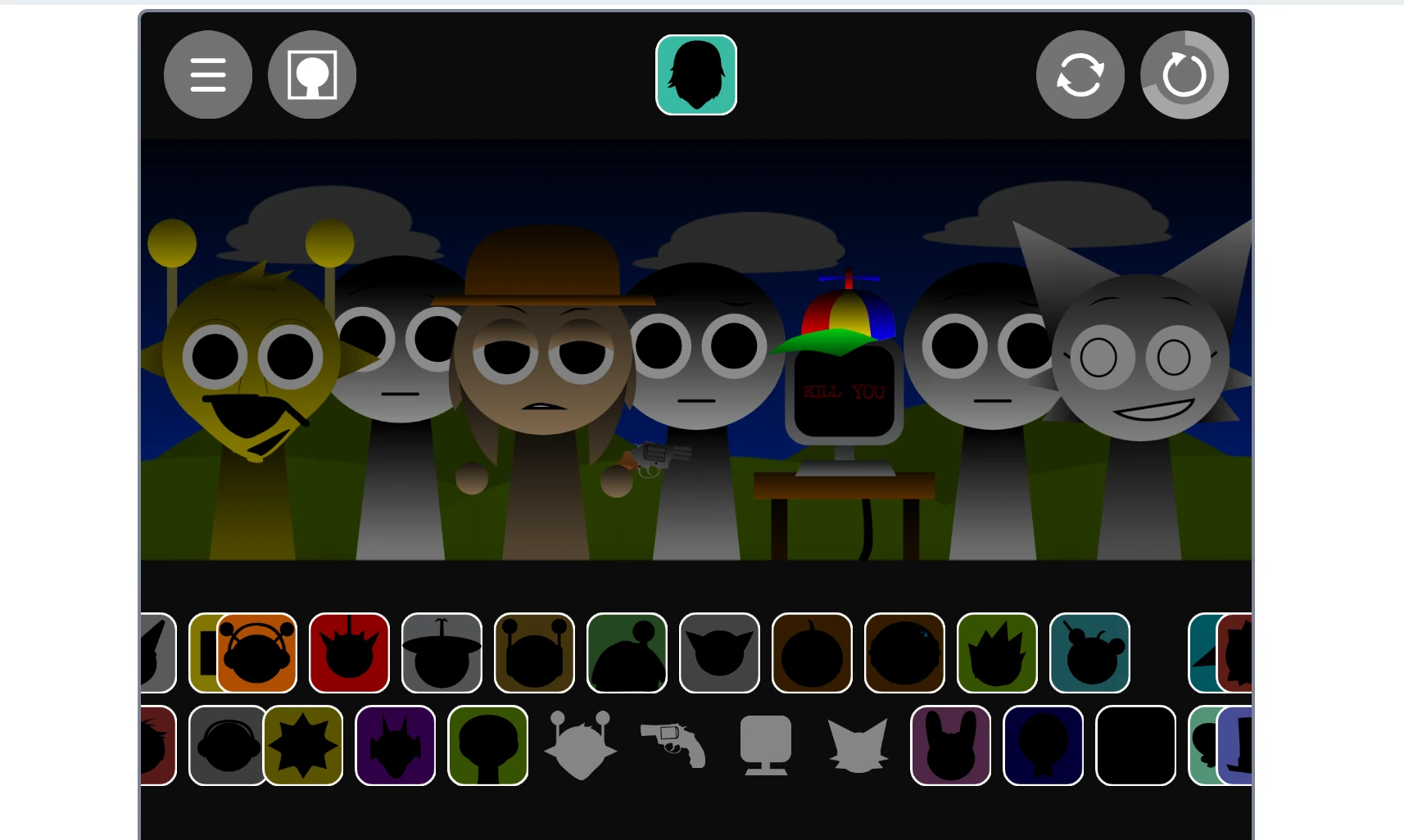 Sprunki Phase 1.3 Dont Report Alive animated characters making music