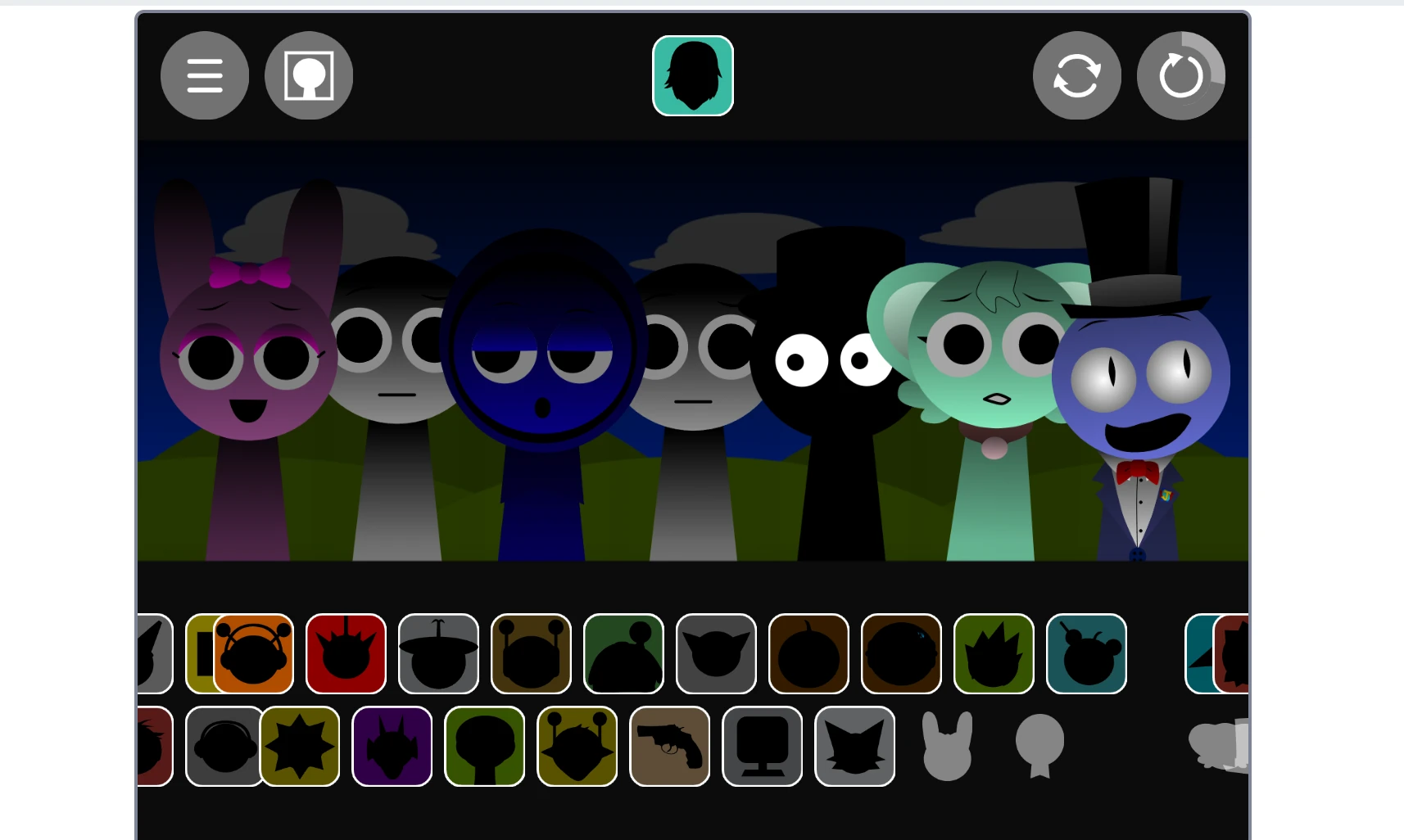 Completed musical composition in Sprunki Phase 1.3 Dont Report Alive