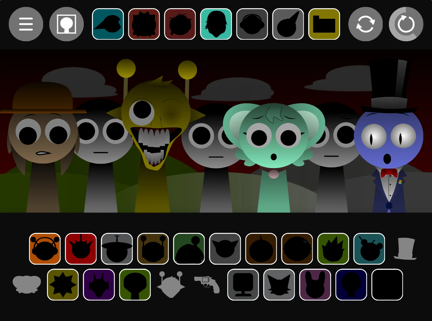 Sprunki Phase 1.7 Music Mixing