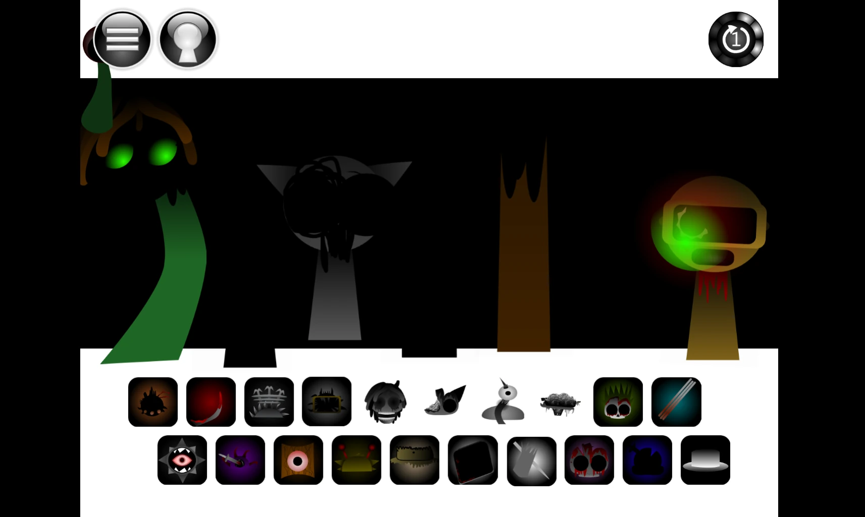 Sprunki Phase 1.75 Remix music layering with multiple characters