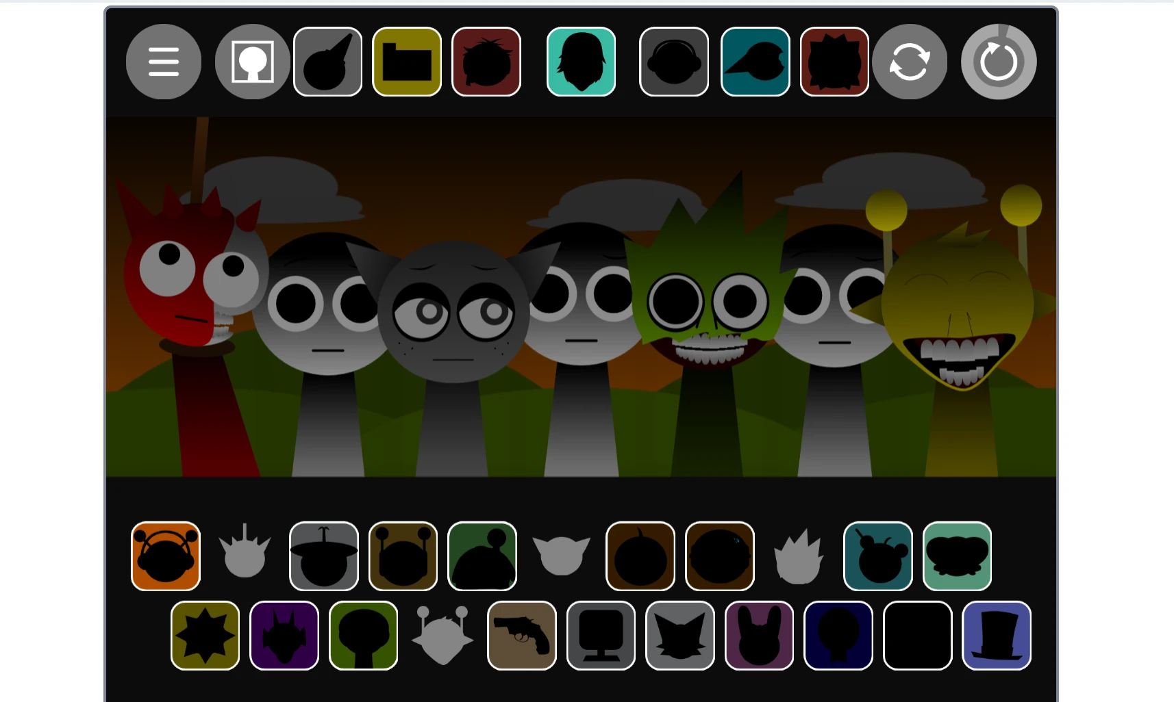 Sprunki Phase 1.8 complete music studio