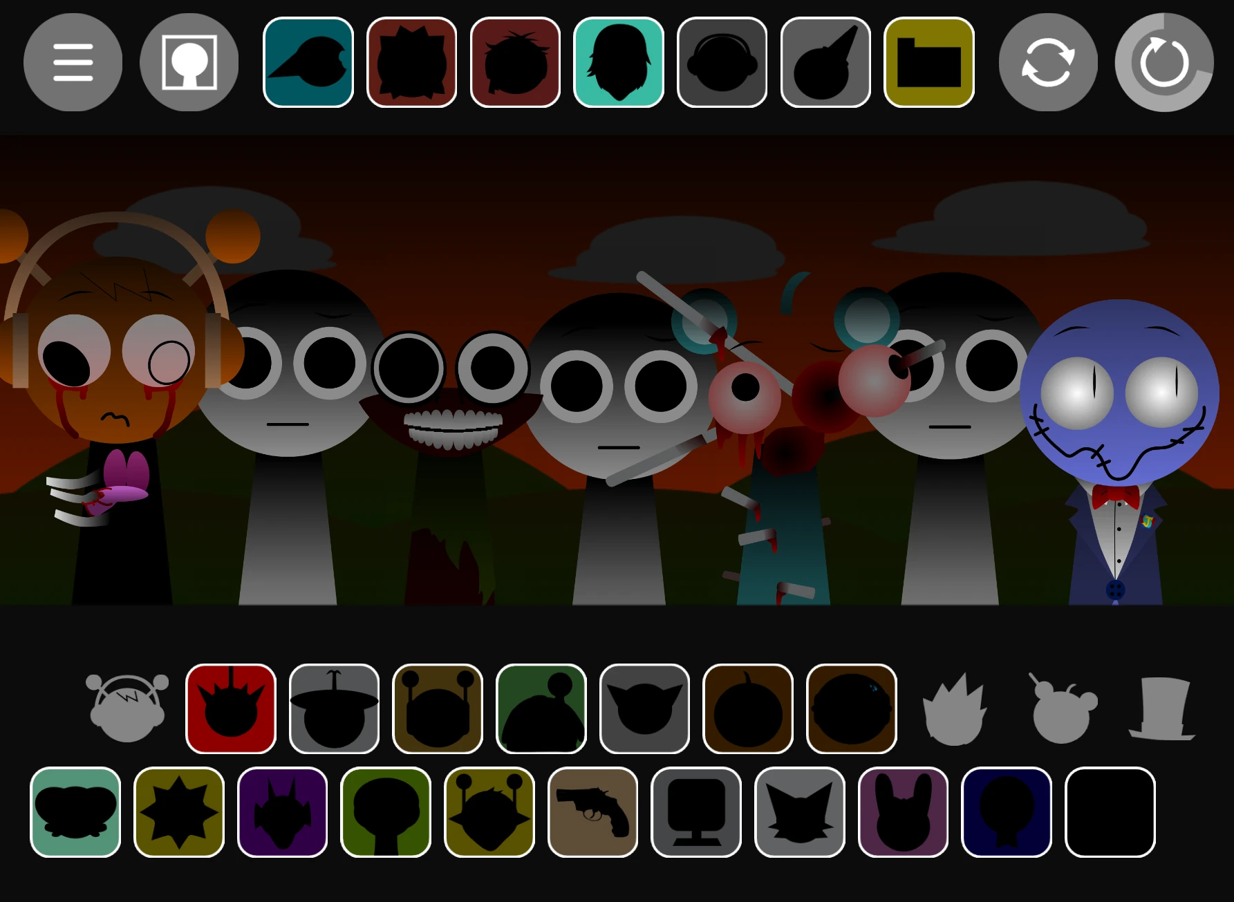 Sprunki Phase 1.9 multiple characters active