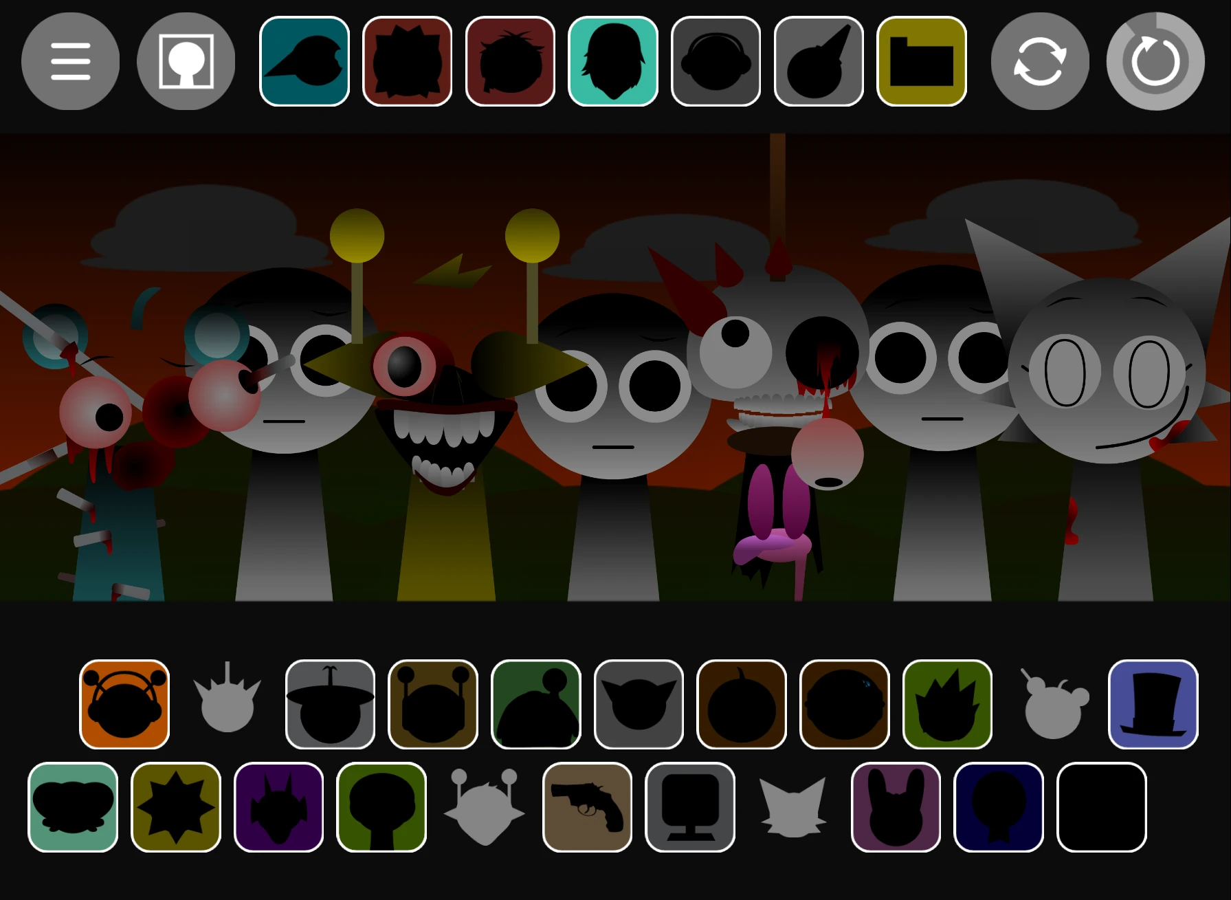 Sprunki Phase 1.9 rhythm creation interface