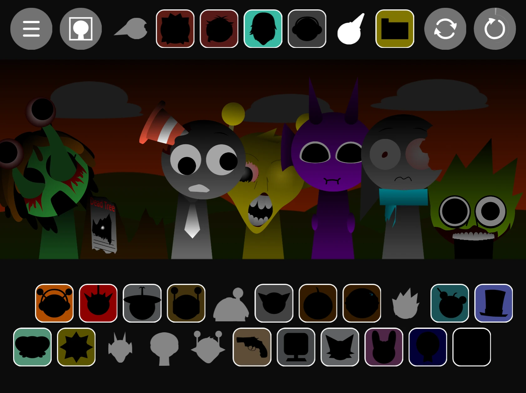 Sprunki Phase 1.9 with Me gameplay showing special sound effects