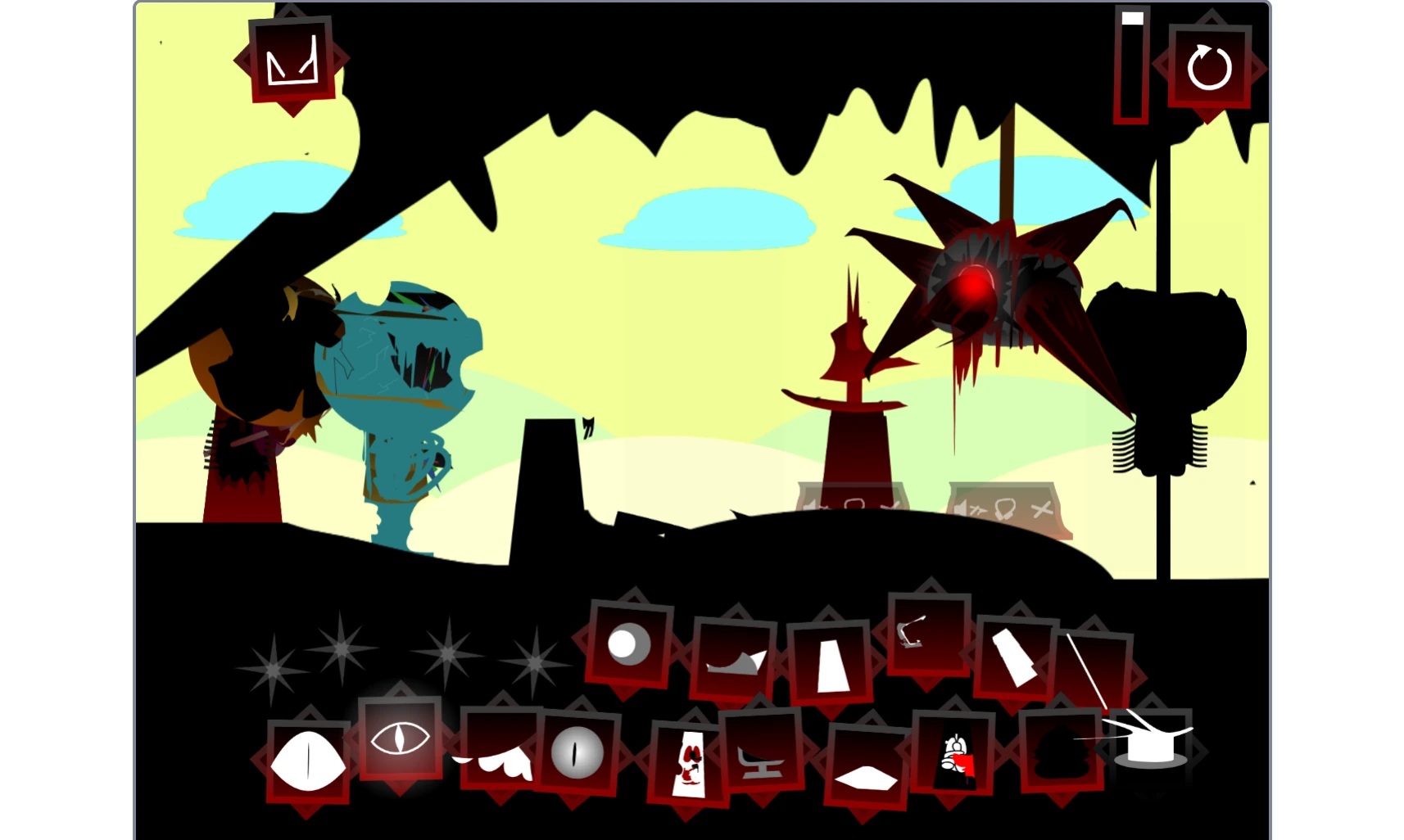 Sprunki Phase 10 Definitive music creation interface with sound icons