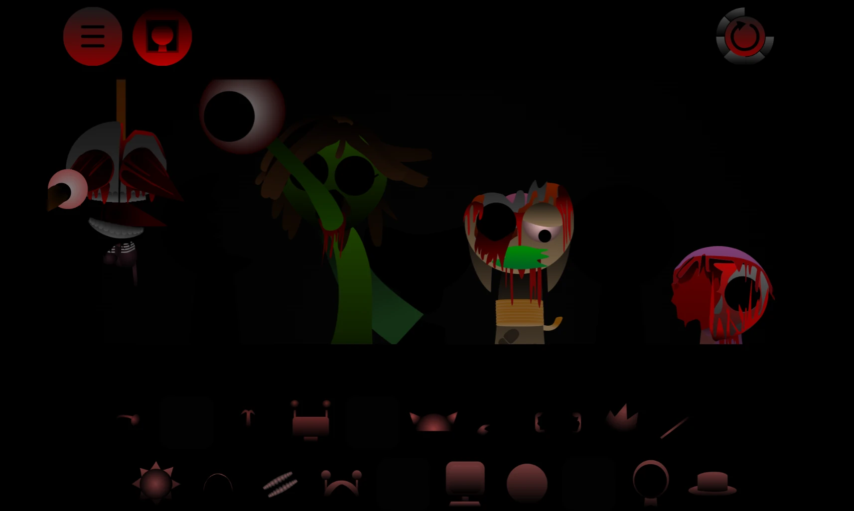 Final composition screen in Sprunki Phase 10 with a complex mix