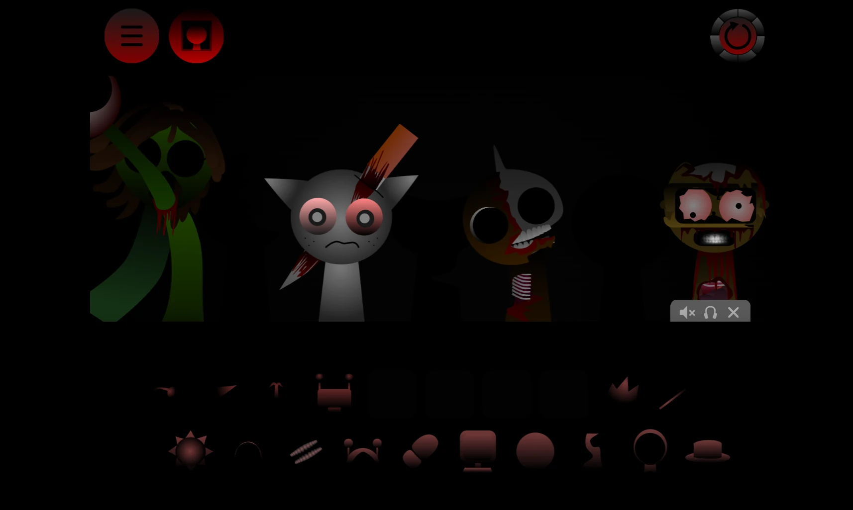 Sprunki Phase 100 drag and drop music creation interface