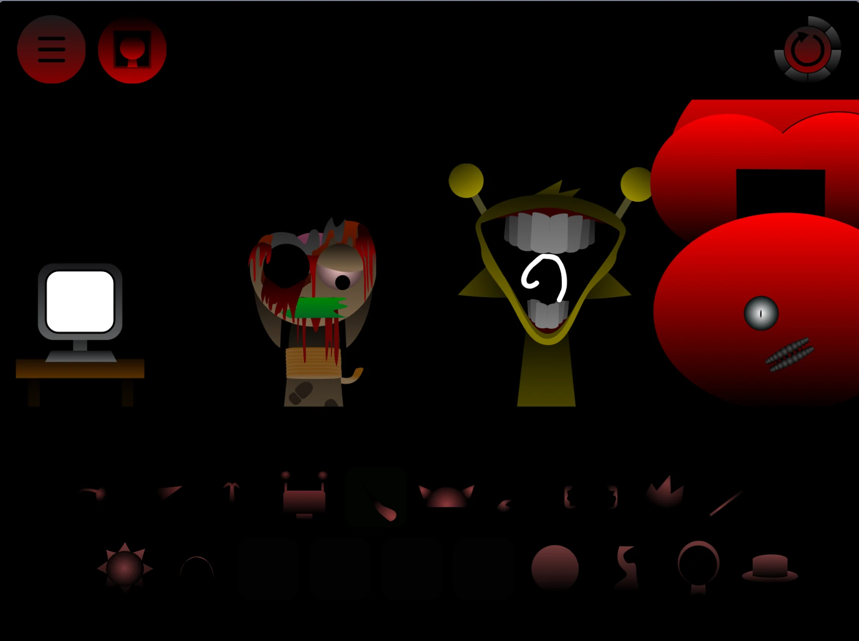 Sprunki Phase 1000 gameplay showing music creation interface