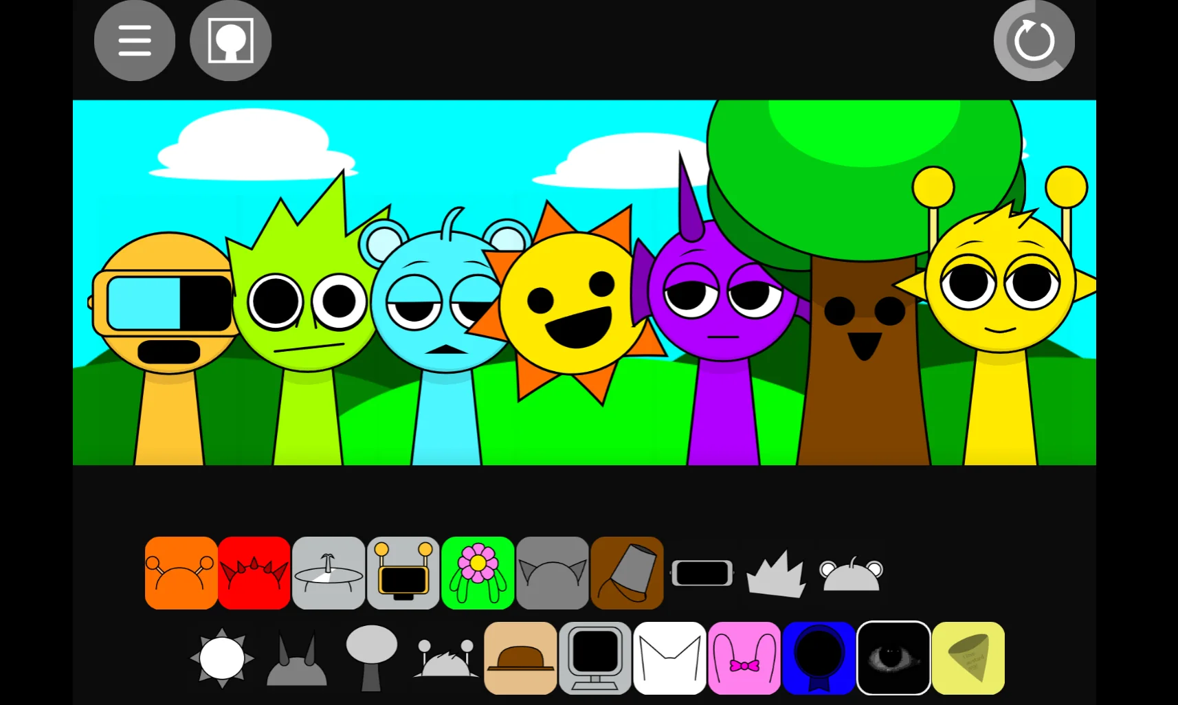 Sprunki Phase 10000 character selection