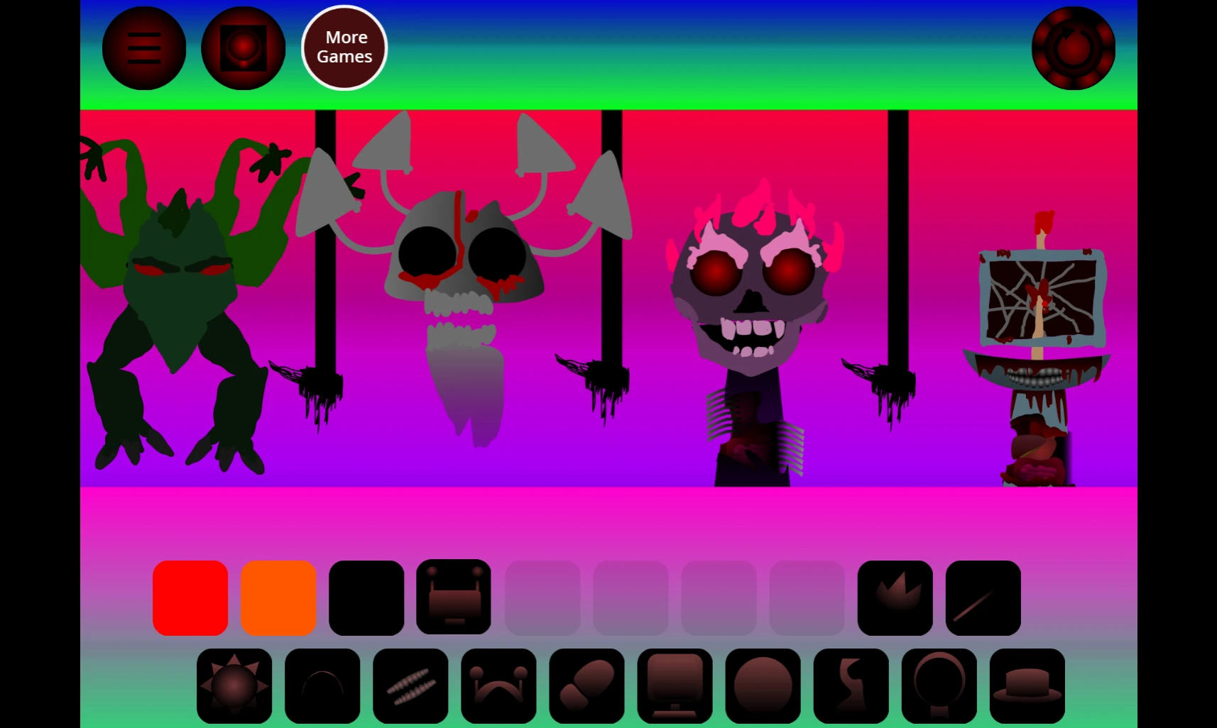 Sprunki Phase 101 complex music composition in progress