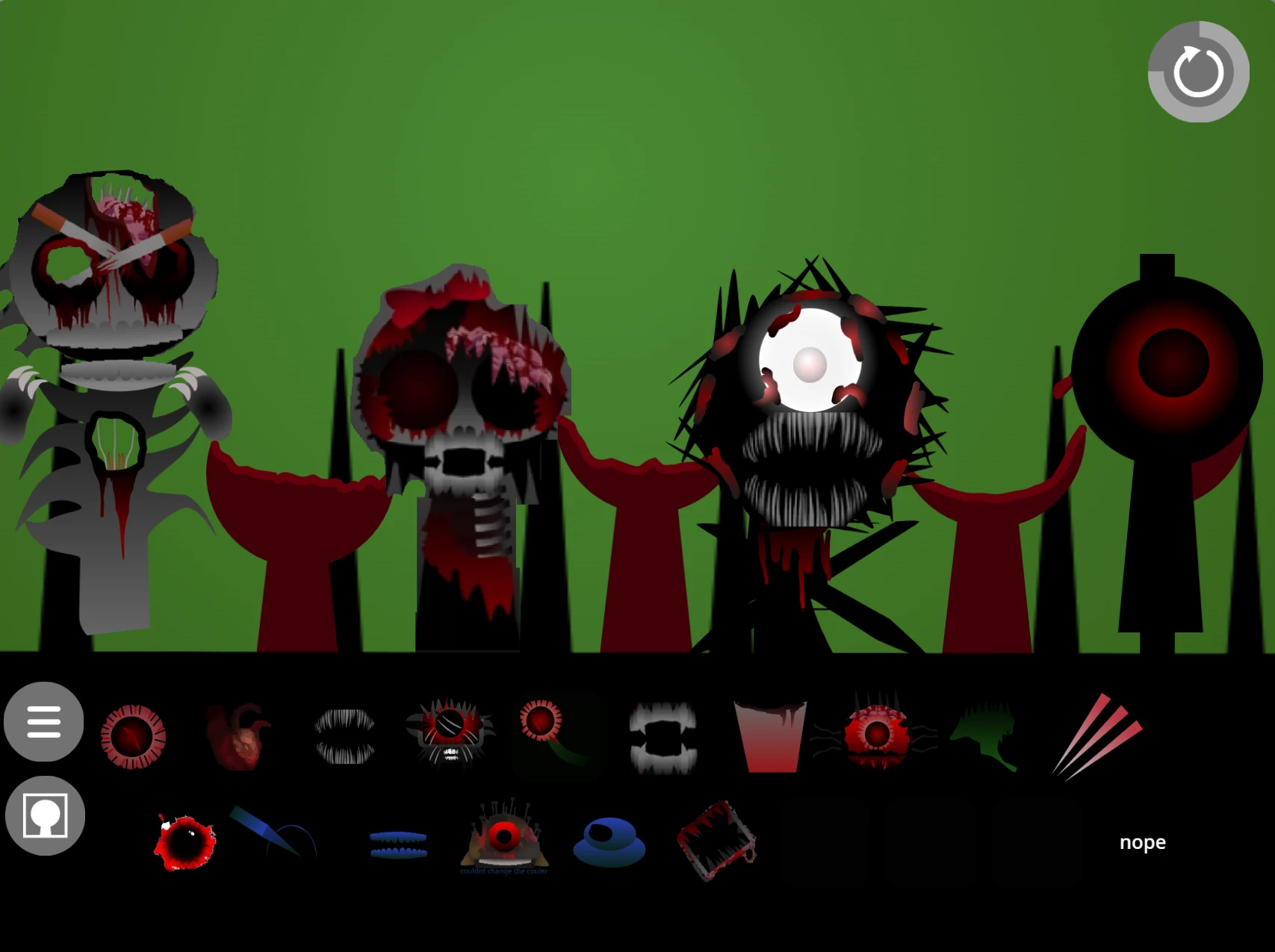 Dragging music icons in Sprunki Phase 12 Waiye