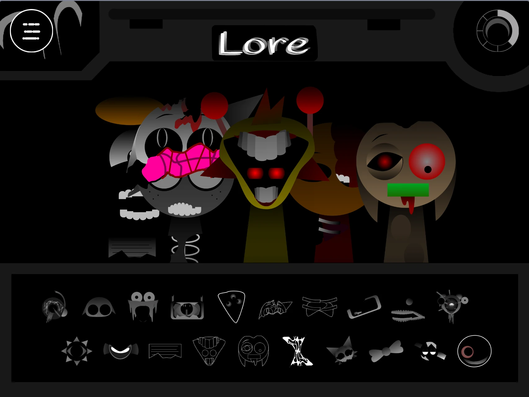 Sprunki Phase 13 sound options menu