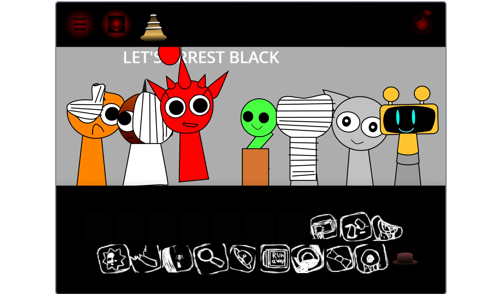 Sprunki Phase 14 Alive music creation interface