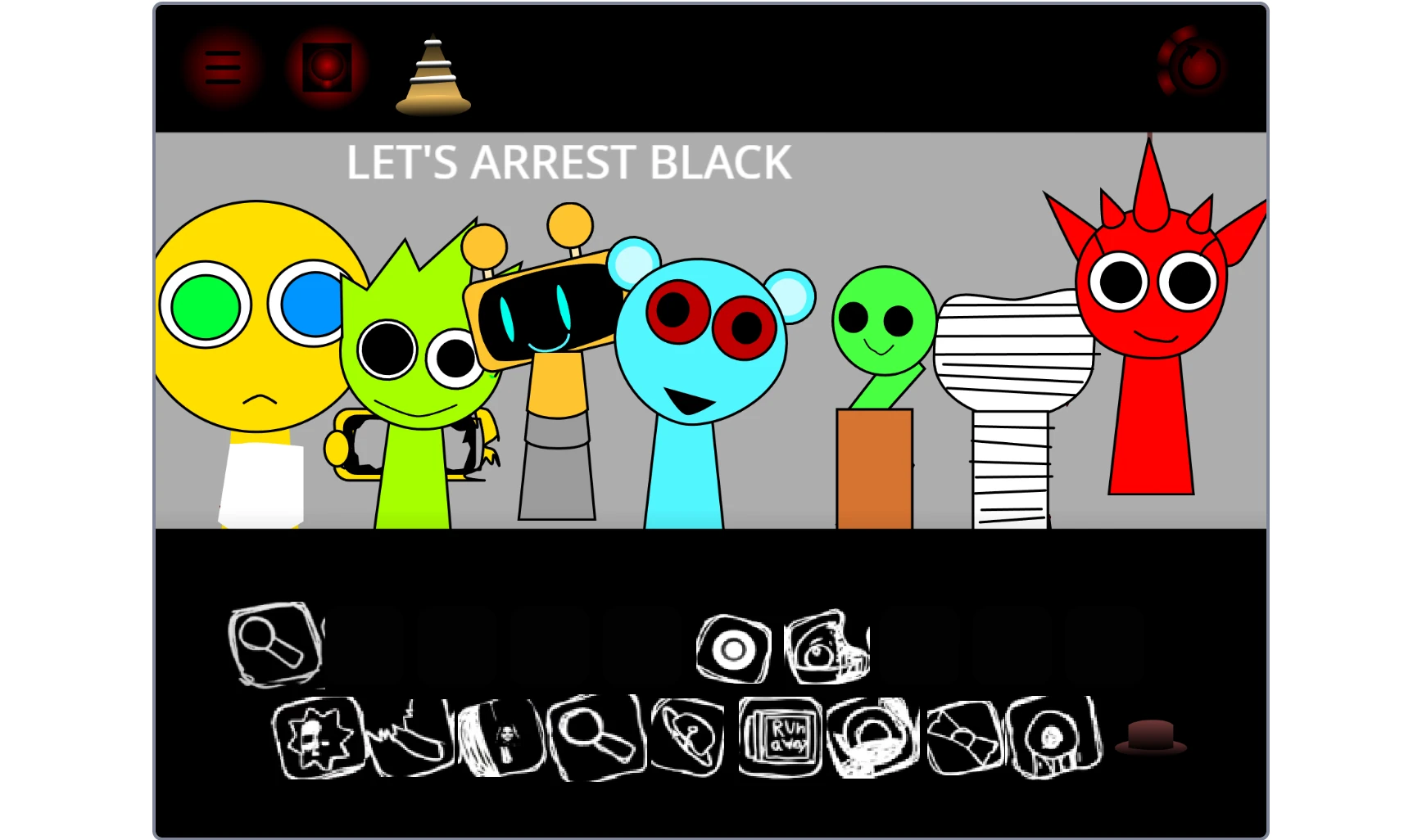 Sprunki Phase 14 Alive character with sound effects