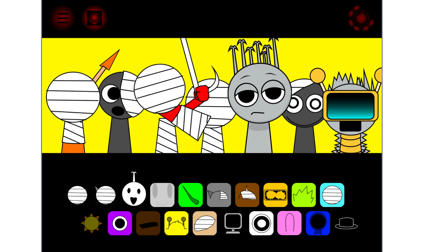 Sprunki Phase 14 But Alive drag and drop sound selection