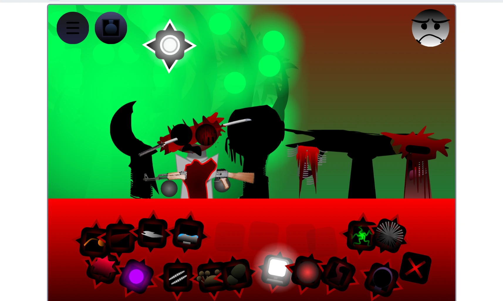 Sprunki Phase 15 character selection screen